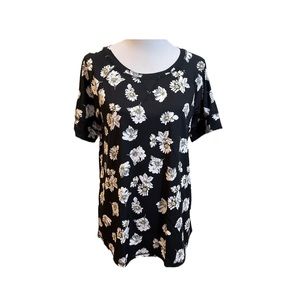 LuLaRoe Hailey Size M Floral daisies